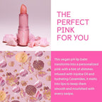 Winky Lux Pink Opal Glimmer Balm – Nourishing pH Lip Balm with Color Changing Pink Tint with Shimmer, Hydrating Ceramides Soften Lips, Raspberry Vanilla Scent