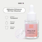 Curacoro Eyelash Extension Primer 15 ML - Increase Adhesive Bonding Power | Easily Removes Proteins and Oils/Oil Free/Longer Extension Retention (Prime It Up)