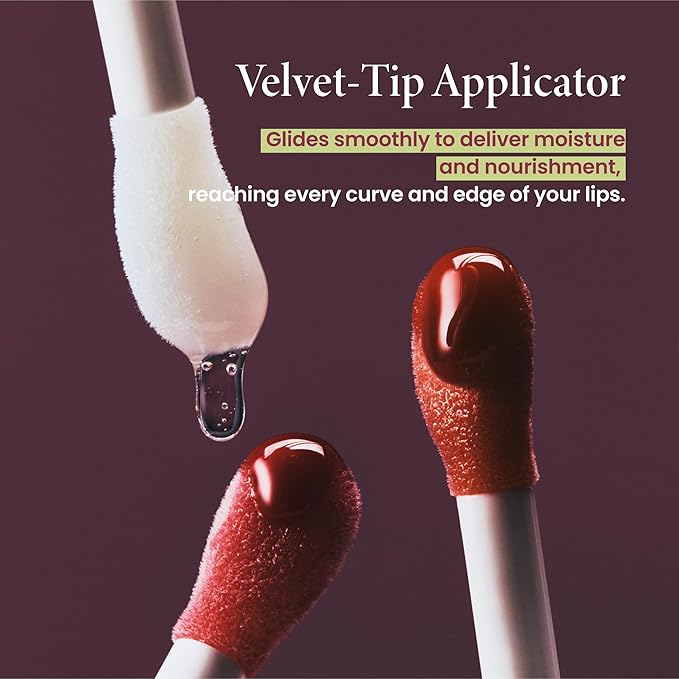 AXIS-Y Vita Glow Lip Oil with Vitamin E & Ceramide - Nourishing & Revitalizing Dry, Chapped Lips with Long Lasting Moisturization - Vegan Korean Skin Care Lip Treatment - 0.13 fl. oz. (Dreamy Olive)