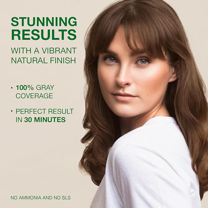 Naturigin Permanent Hair Color, 6.0 Dark Golden Copper Blonde, Ammonia Free, 100% Gray Coverage, Nourishing Natural Formula, For All Hair Types, Long-Lasting, Vegan & Cruelty-Free, 1 Pack