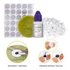 LASHVIEW Eyelash Extension Kit, Lash Extension Practice Kit, with Mannequin Head Practice Exercise Set, Training Lash Extension Supplies