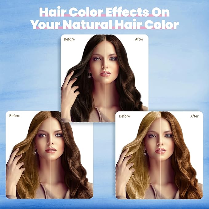 IIIMEIDU Dark Brown Hair Dye Shampoo 3 in 1 for Gray Hair, Herbal Ingredients Shampoo Hair Dye for Women Men, Grey Coverage 500ml