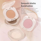 KYDA Single Matte Eyeshadow, Neutral Brown Eyeshadow, Ultra-fine Smooth Powderwith Lightweight Blendable Formula, Daily Matte Eyes Makeup, Cinnamon Tea