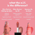 e.l.f. Glow Reviver Melting Lip Balm, Hydrating Tinted Lip Balm For A Glossy Finish & Soft, Supple Lips, Vegan & Cruelty-Free, Wild Cherry