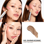 Sacheu Liquid Contour STAY-N Long Wear Cream Contour Makeup — Long Lasting, Blendable, & Lightweight Formula — Vegan & Cruelty-free, Giving Iconic