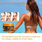 Brown Tanning Gel Tanning Cream,Tanning Accelerator Cream, Soft Brown Intensive Tanning Luxe Gel, Tanning Cream for Sunbeds & Outdoor Sun 150g*1PCS