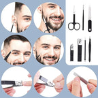 Nail Clippers Set Professional Manicure Set Grooming Kits Stainless Steel Travel Manicure Pedicure Kit Nail Care Tools Nail Kit with Travel Case Personal Care Tools Gifts for Men Women