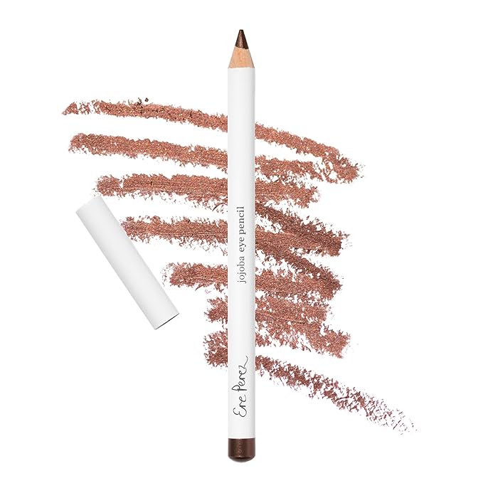 Ere Perez - Natural Jojoba Eye Pencil | Gentle, Soothing, Hydrating, Smooth, Blendable | Coconut Oil, Vitamin E |Vegan, Cruelty-Free, Clean Beauty (Bronze)
