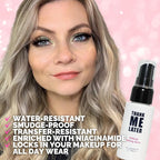 Elizabeth Mott Thank Me Later Primer & Setting Spray Bundle – Oil-Control Face Primer for Smooth, Matte Finish & Hydrating Setting Spray with Niacinamide for Dewy, Long-Lasting Makeup – 30g + 95ml