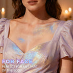 Roll-on Face Body Glitter Gel for Women and Kids, 50ml Large Capacity Holographic Chameleon Color Changing Glitter Gel Shimmer Makeup for Singer Concert Festival Rave Accessories, Mermaid