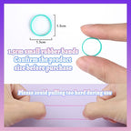 Teenitor 36 Colors Rubber Bands for Hair Small, 2300pcs Elastics Hair Ties for Baby with Styling Tools, Hair Accessories for Girls Toddlers