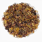 3200 Pcs Elastic Rubber Bands Small Hair Ties Hair Rubber Mini Hair Bands Hair Elastics Tiny Soft Holder Ponytails for Girls (Mixed Brown)