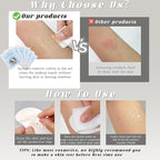 6 PCS Glitter Freckles Face Tattoo, Gold&Silver Waterproof Face Sparkle Glitter Speckles Patches for Women, Cute Star Metallic Glitter Temporary Tattoo Makeup Accessories for Festival #Set A