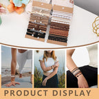 Hairties for women,40PCS Boho hair ties for thick or thin hair, black elastic bands, bracelets ponytail holders fo Mother's Day,Valentine's Day,Christmas gifts,Hair Accessories for Girls and Women