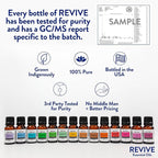 Frankincense Boswellia Carterii 10mL Essential Oil by Revive Essential Oils -100% Pure Therapeutic Grade, Diffusion, Massage, Aromatherapy, Skin & Hair Care, Cruelty Free, Unrefined with No Fillers