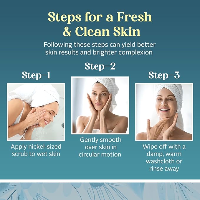 Envy Hyaluronic Acid & Salicylic Acid Face Scrub - Hydrating, Moisturizing & Anti-Aging Facial Exfoliating Scrub - Dermatologist Tested, Clean Beauty for All Skin Types - 6.76 Oz