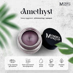 Mommy Makeup Waterproof Stay Put Gel Eyeliner Pot with Micropigments - Smudge-Proof, Long Lasting, Highly Pigmented Cream Eye Liner, 0.14 oz (Amethyst)