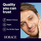 HORACE Face Cleanser for Men - Purifying Gel Against Excess Sebum - Gentle Skincare for All Skin Types - Unscented, 200 ml