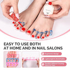 MelodySusie 6Pcs Toe Separators for Women Pedicure, Flexible Soft Silicone Toe Spacers Kit for Separating Fingers & Toes, Nail Polish and Grooming, Suitable for Home DIY Salon tools, Gifts for Women