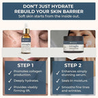 Véraglo Retinol Serum & Face Cream Set – Anti Aging Skin Care with Hyaluronic Acid & Collagen – Moisturizer & Serum for Wrinkles, Fine Lines & Dark Circles