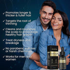 5% Minoxidil Hair Growth for Men and Women: Biotin Hair Growth Serum for Beard & Hair Loss, Thinning, and Faster Regrowth Treatment - 60ML
