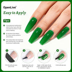 18ml Dark Green Nail Polish Large Volume Quick Dry Nail Polish, Long Lasting Shine, Fingernail Toenail Nail Art DIY Home Travel Nail Art Gift