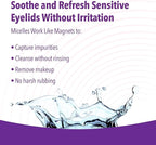 iVIZIA Eyelid Cleansing Wipes for Sensitive Eyelid Cleansing, Preservative-Free, Micellar, No Rinse, Gentle Eye Makeup Remover, 20 Sterile Single-Use Wipes for Eyelids Packaging May Vary