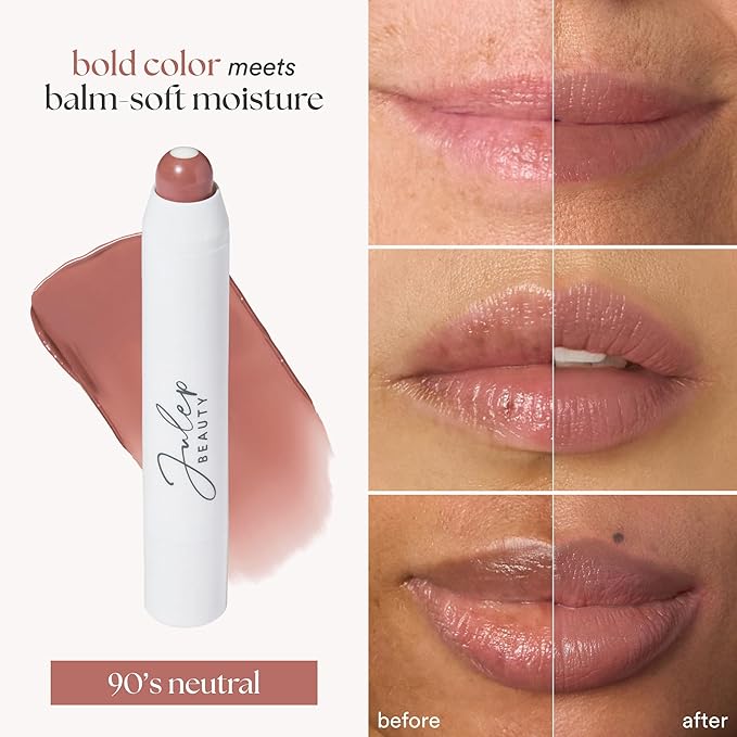 Julep It's Balm Tint of Color Lip Balm - Rich Plum | Hydrating Lip Color with Vitamin E Core | Natural Gloss Finish | Vegan & Cruelty-Free