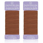 Thin Hair Ties Small Elastics Rubber Bands for Fine Thinner Medium Texture, Ponytail Holders Long Lasting Non Slip Braided Hairtie for Women Girl Curly 2mm 80 Pieces (Ginger)