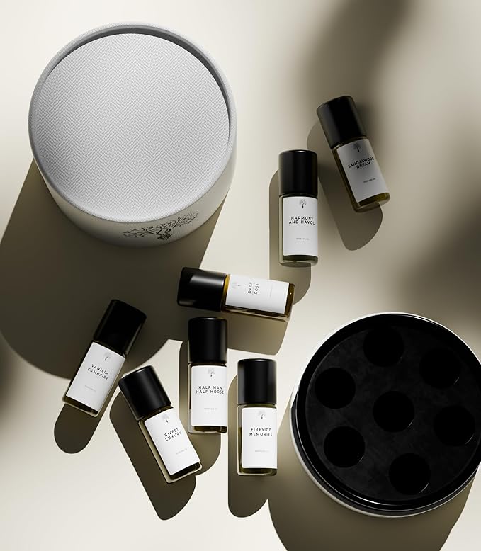 Eternal perfume Oils Roll on Travel Size perfumes for women Mini Mist Gift Set 7 Piece Collection perfume for men unisex Long Lasting perfumes set for womens 7 x 3 ml/0.17 FL Oz Gift Set for Women