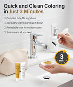 Color for Hair ‘Down There’, Cream Type, Natural Black-Brown Color, Easy to Apply, 3-Minute Touch-Up