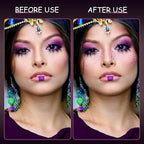 Face Glitter Makeup Patches, Face Glitter Freckles Face Tattoo, Sparkle Freckles Temporary Tattoo, Hot Pink Face Speckles Patches, Sweatproof Waterproof Fake Freckles for Women 6 Sheets