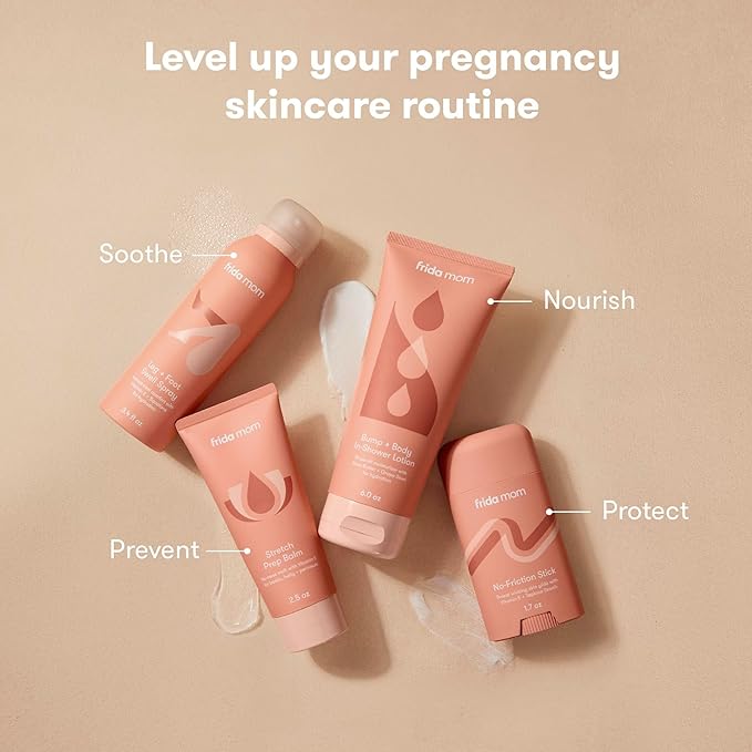 Frida Mom Stretch Mark Cream, Moisturizing Lotion for Stretch Marks and Perineal Massges with Vitamin E, 2.5oz