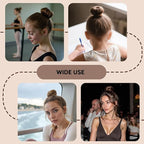 TsMADDTs Dount Bun Maker, 3PCS Light Brown Hair Bun Maker with 20PCS Bobby Pins for Ballet, Dance