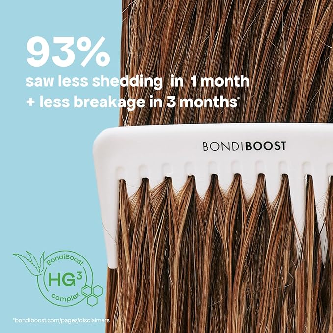 BONDIBOOST HG Anti-Thinning Hair Conditioner [10.14 fl oz] - Hydrating Hair Conditioner with Aloe Vera, Rosemary & Saw Palmetto, Promotes Thicker + Stronger-Looking Hair for Men & Women, Sulfate-Free