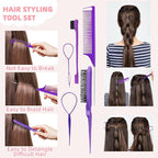 1256 pcs Hair Accessories for Girls Ponytail Holders Toddler Hair Ties with 30 pcs Mini Hair Clips 20 pcs Star Hair Clips