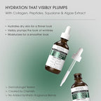 Advanced Clinicals Unscented Collagen Body Cream + Collagen Serum For Face 2PC Skincare Set | Face Serum & Body Lotion For Women & Men Helps Improve Look Of Wrinkles & Dry Skin, Fragrance Free, 2pc