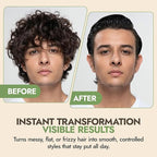 Nature’s Brand - Herbal Choice Mari Organic Hair Gel, 8 Oz - All-Day Hold for Curly & Straight Hair, Nourishing, Rosehip & Olive Oil Gel with Sweet Orange, Lemongrass - Hydrates Color-Treated Hair