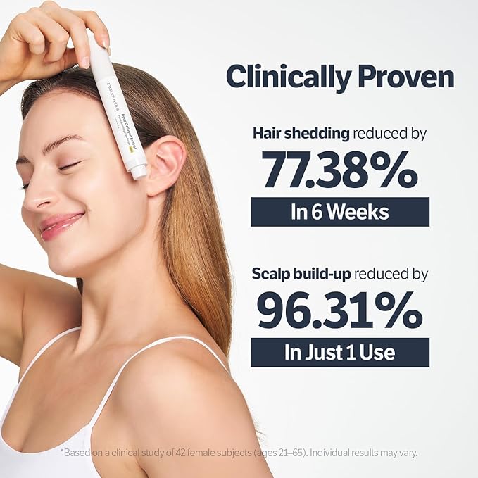 SUNGBOON EDITOR Deep Collagen Retinol Scalp Serum |Roll-On Hair Growth&Thickening Serum |Dry, Itchy Scalp Treatment |Caffeine +Biotin +Rosemary |Stocking Stuffers for Women |Korean Hair Care,0.5 fl oz