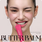 Nature Republic Honey Melting Lip Butter Balm – Moisturizing Tinted Plumping Lip Balm with Peptides, for Sheer & Glossy, Fuller-Looking Lips, Stocking Stuffers (Pink Candy)