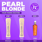 Naissant Pearl Blonde Purple Shampoo & Toning Mask Set | Ultra High-Purity Pigments | Neutralizes Yellow & Brassy Tones | Hyaluronic Acid & Biotin | Paraben & Sulfate Free | 2 x 10.1 Fl Oz