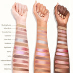 Highly Pigmented Chameleon Eyeshadow Palette, 12 Colors Sparkle Creamy Duo Chrome Multidimensional Eye Shadow Pallet, Long-Wearing Formula,easily blendable,Vegan & Cruelty Free (#02)