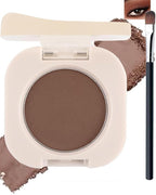 Single Matte Eyeshadow,Brown Eye Shadow Palette Brow Makeup,High Pigment Waterproof Pressed Monochrome Nude Eye Shadows Powder with Smooth Lightweight Blendable Formula for Daily Eye Look-07