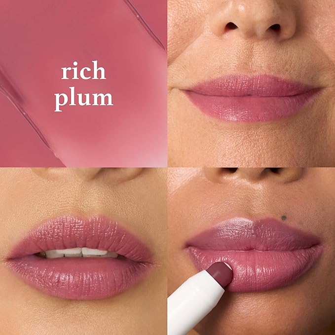 Julep It's Balm Tint of Color Lip Balm - Rich Plum | Hydrating Lip Color with Vitamin E Core | Natural Gloss Finish | Vegan & Cruelty-Free