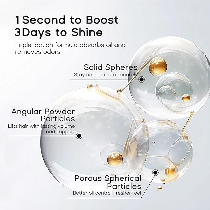 HALOVIDA Dry Shampoo for Women, Dry Shampoo Spray for Dark Hair Leaves No White Residue, Absorb Oils, Volumizing & Refresh Hair for 72 Hours, 5.07 Fl Oz (Pack of 4)