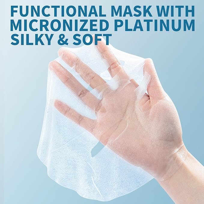 Hydrating and Firming Essence Sheet Face Masks with Quadruple Peptide and Sodium Hyaluronate, Moisturizing & Anti-Wrinkle, Safe for Sensitive Skin, Pack of 10