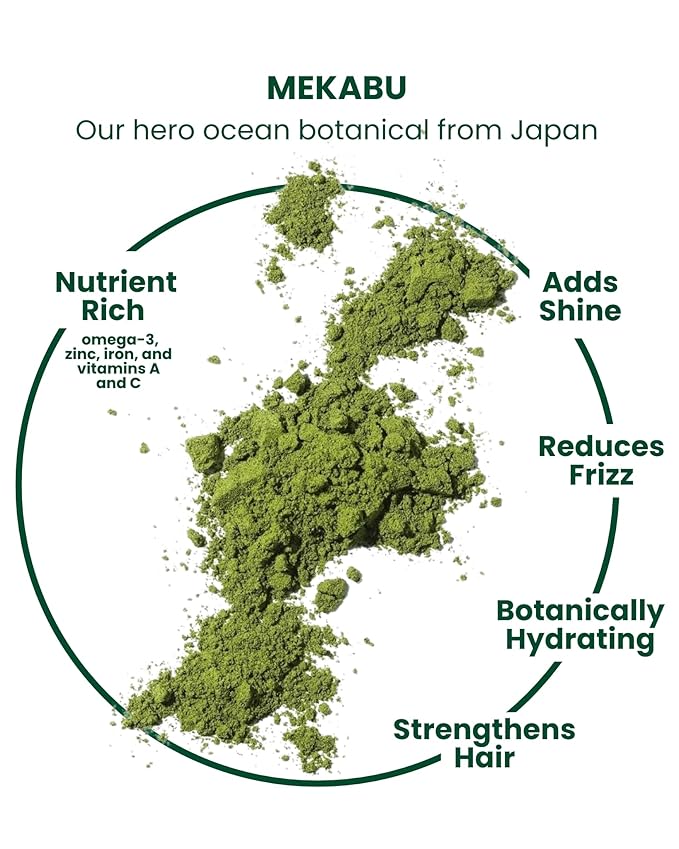 MASAMI Mekabu Hydrating Shine Serum | Sulfate Free | Paraben Free | Phthalate Free | Cruelty Free | Vegan | Salon Quality | Color Safe