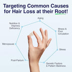 Vitamins for Hair Growth for Women and Men Patented Hair Growth Vitamins for Women & Men | Clinically Proven Hair Loss Supplement for Visibly Thicker Fuller Hair | Dr. Recommended