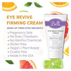Belli eye cream for brightening wrinkles dark circles anti-aging skin renewing and puff, Enriched Vitamin | Skin Smoothing | For All Skin Types & Pregnancy-safe Safe