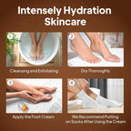 Pumice Valley Foot Cream for Dry Cracked Heels and Feet - Natural Moisturizer, Corn, Calluses Treatment - Skin, Body Lotion, Urea, Shea Butter, Jojoba Oil, Vitamin E 1.7 Oz